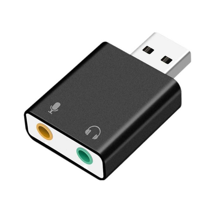 USB External Stereo Sound Adapter for Windows and Mac, Plug and Play No Drivers Needed