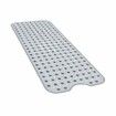 Bath Tub Shower Safety Mat 40 x 16 Inch Non-Slip and Extra Large,Bathtub Mat with Suction Cups,Machine Washable Bathroom Mats with Drain Holes,Crey