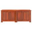 Storage Chest with Lid Brown Solid Wood Acacia