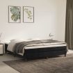 Pocket Spring Bed Mattress Black 153x203x20 cm Queen Size Velvet