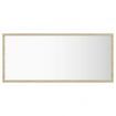 LED Bathroom Mirror Sonoma Oak 90x8.5x37 cm Acrylic