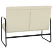 Bench Cream 100x64x80 cm Faux Leather