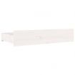 Bed Frame with Drawers White 153x203 cm Queen Size