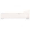 Bed Frame with Drawers White 153x203 cm Queen Size