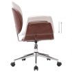 Swivel Dining Chairs 2 pcs Brown Faux Leather