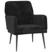 Armchair Black 62x79x79 cm Velvet