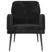 Armchair Black 62x79x79 cm Velvet