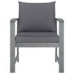 4 Piece Garden Lounge Set with Cushions Solid Acacia Wood