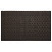 7 Piece Garden Bar Set with Cushions Poly Rattan Brown