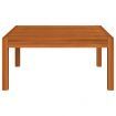 4 Piece Garden Lounge Set with Cushions Cream Solid Acacia Wood