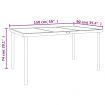 7 Piece Garden Dining Set Black Steel and Textilene
