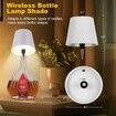 Wireless Bottle Lamp,New 3 Color Rechargeable Wine Bottle Lights for Bars Restaurants (Gold,1PC)