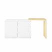 6 Chest of Drawers Dresser Makeup Vanity Table Tallboy Storage Cabinet Beauty Work Station Bedside Adjustable Bedroom Furniture White Oak