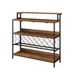 Wine Rack Bar Table Storage Cabinet Glass Bottle Holder Corner Shelves Side Boards Alcohol Cafe Coffee Dining Room Kitchen Display Shelving