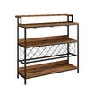 Wine Rack Bar Table Storage Cabinet Glass Bottle Holder Corner Shelves Side Boards Alcohol Cafe Coffee Dining Room Kitchen Display Shelving