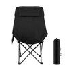 Folding Camping Chair Portable Lightweight Beach Picnic Hiking Fishing Outdoor Furniture Patio Garden Lawn Backyard Seat with Pocket