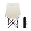 Folding Camping Chair Lightweight Portable Beach Hiking Fishing Picnic Outdoor Furniture Garden Lawn Patio Backyard Seat with Pocket