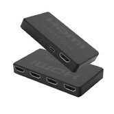 HDMI Splitter 1 in 4 Out with HDMI Cable, 4K HDMI Splitter 1X4 Mirror Screen, USB Power Splitter 1 input 4 Output support 4KX2K, 1080P@60Hz, 3D, HDR, 1 Source to 4 HDMI displays