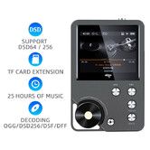 High-Resolution Portable HiFi MP3 Player Lossless DSD Audio with 64GB Memory Card