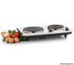 Tiffany 1500W & 750W Twin Electronic Portable Cooking Hot Plate with Temperature Control