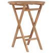3 Piece Garden Dining Set Solid Wood Teak