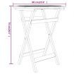 3 Piece Garden Dining Set Solid Wood Teak
