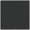 5 Piece Garden Dining Set Black Poly Rattan
