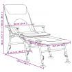 Fishing Bedchair with Adjustable Mud Legs Foldable Camouflage