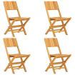 5 Piece Garden Dining Set Solid Wood Teak