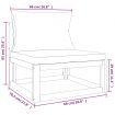 4 Piece Garden Lounge Set with Light Grey Cushions Solid Wood