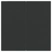 5 Piece Garden Dining Set Black Poly Rattan and Steel