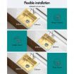 ALFORDSON Kitchen Sink Stainless Steel Drop in Flush Under Mount 340X310MM Gold