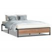 ALFORDSON Metal Bed Frame King Size Mattress Base Platform Foundation Wood