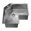 ALFORDSON Kitchen Sink Stainless Steel Drop in Flush Mount Single Bowl 860X600MM
