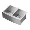 ALFORDSON Kitchen Sink Basin Stainless Steel Under Mount Double Bowl 810X500MM