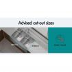 ALFORDSON Kitchen Sink Basin Stainless Steel Under Mount Double Bowl 810X500MM