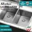 ALFORDSON Kitchen Sink Stainless Steel Drop in Flush Under Mount Basin 770X450MM