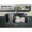ALFORDSON Kitchen Sink Stainless Steel Drop in Flush Under Mount 600X450MM Black