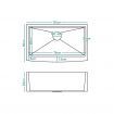 ALFORDSON Kitchen Sink Basin Stainless Steel Under Mount Single Bowl 810X500MM