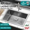 ALFORDSON Kitchen Sink Stainless Steel Drop in Flush Under Mount Bowl 450X300MM