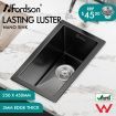 ALFORDSON Kitchen Sink Stainless Steel Drop in Flush Under Mount 250X450MM Black