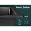 ALFORDSON Kitchen Sink Stainless Steel Drop in Flush Under Mount 250X450MM Black