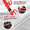 Steering Wheel Lock,Heavy Duty Antitheft Device and Car Security Lock with Adjustable Locking - Great Vehicle and Truck Deterrent (Red)