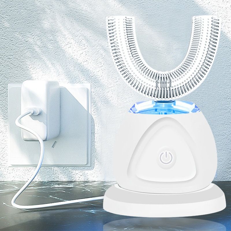 Ultrasonic Toothbrush, Automatic Toothbrush 360 Degree Auto Sonic Toothbrush, Teeth whitening Brush with Timer