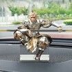 Black Myth Wukong Car Decorations Art Relievo, Wukong Action Figure Monkey Figurines Monkey King Decor, the Next Generations 3A Game Sun Wukong Statue Model Decoration Collectible Dolls