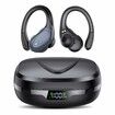 Wireless Earbuds Bluetooth 5.3 Headphones 60hrs Playtime with Digital Display Sports Headset with Earhook Deep Bass Waterproof Over-Ear Earbuds for Android iOS