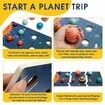 Wooden Solar System Model Board Game Montessori Educational Planet Toys Preschool Learning Puzzle Space Learning Toys
