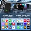 CarPlay Wireless 5.0 2air Adapter Android Auto Dongle Auto Connect Lossless OTA Update for iPhone and Android via Plug-in USB Link