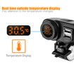 Weatherproof Motorcycle Dual USB Voltmeter Charger with Handlebar Clamp Power Adapter