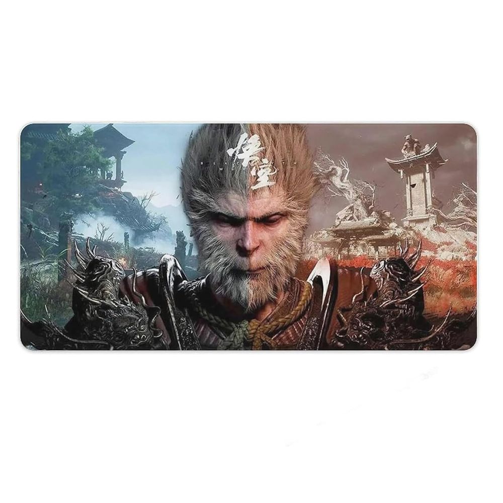 Black Myth Wukong PS5 Gaming Mouse Pad, Keyboard Pad, Waterproof with Non-Slip Rubber Base (70*30 CM)